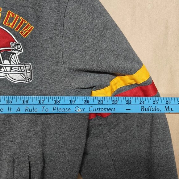 Kansas City Chiefs G-III Sport Reversible Red Zip Bomber Jacket (L) Rain Coat - Picture 15 of 16